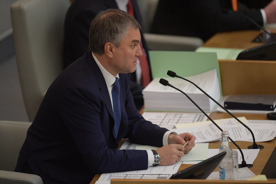 Спикер Госдумы РФ Вячеслав Володин