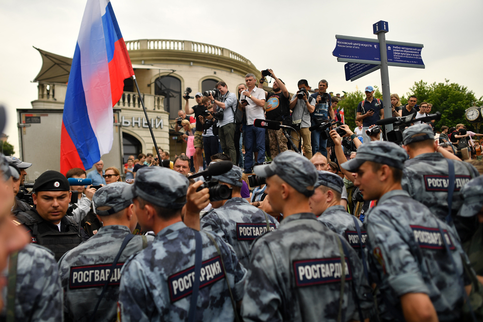 Мы занимаем первое место в мире среди стран с численностью более 50 миллионов человек по количеству полицейских на душу населения.