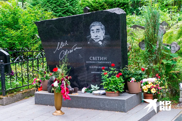 Биография михаила светина. Могила Михаила Светина на Серафимовском кладбище.