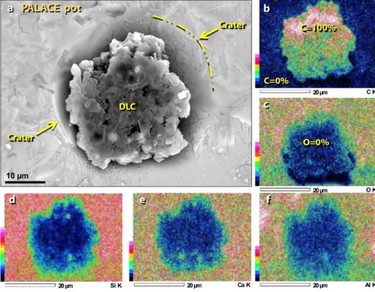 Алмазоиды, найденные при раскопках.