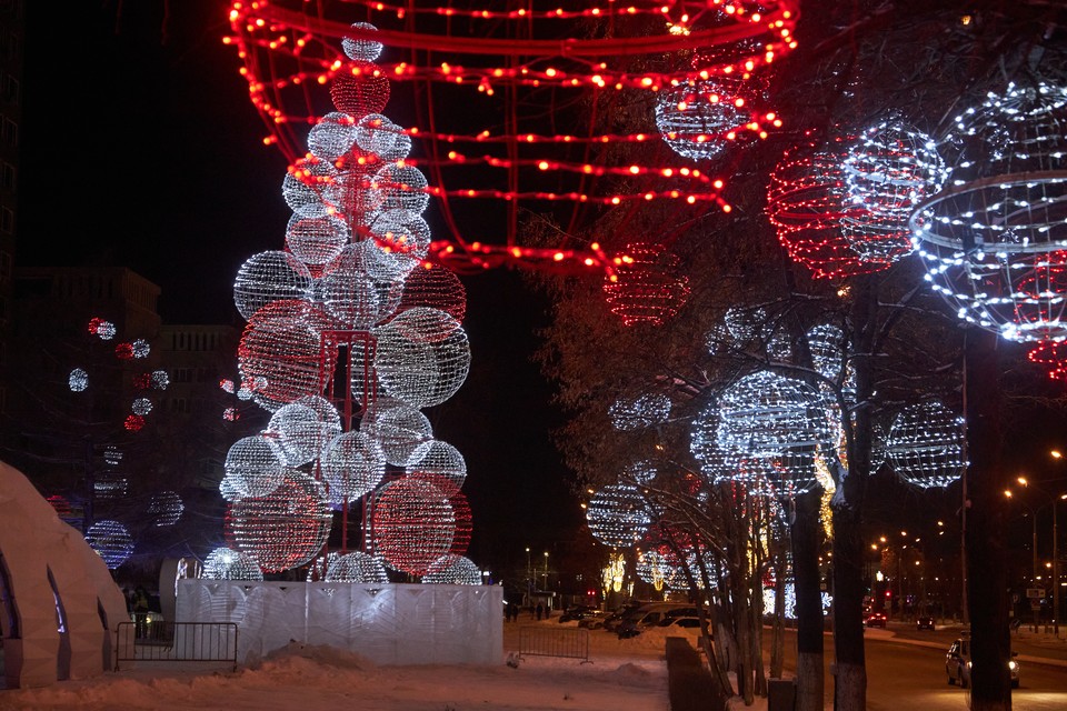 Центральный новогодний маршрут.