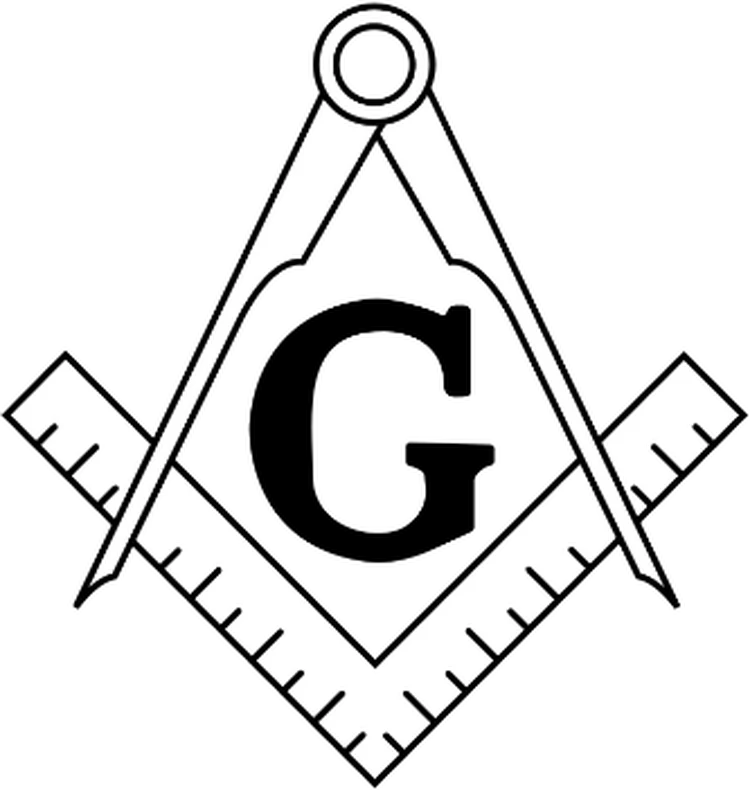 Циркуль и наугольник - самый узнаваемый символ масонства 
